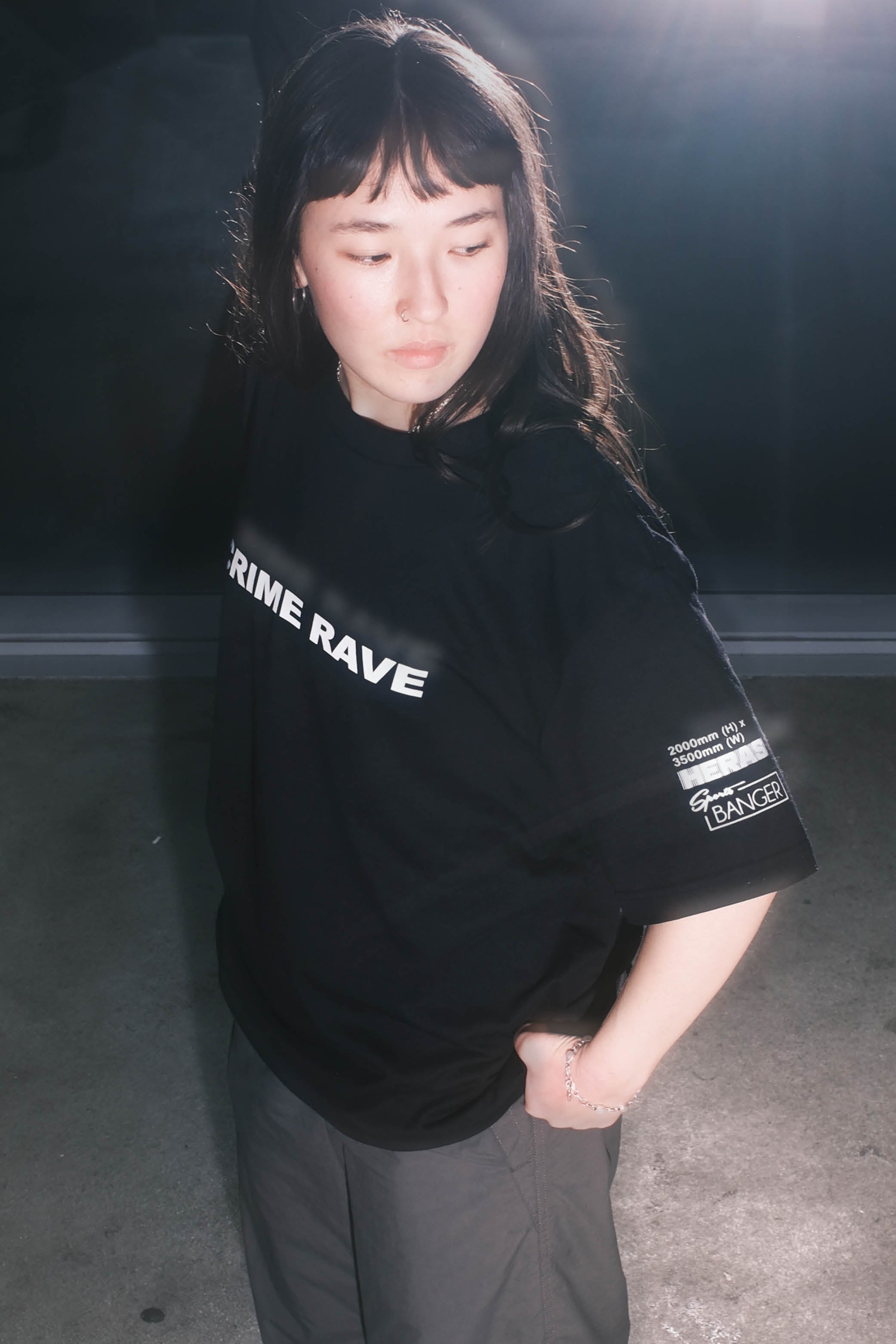 CR!ME RAVE T-SHIRT BLACK