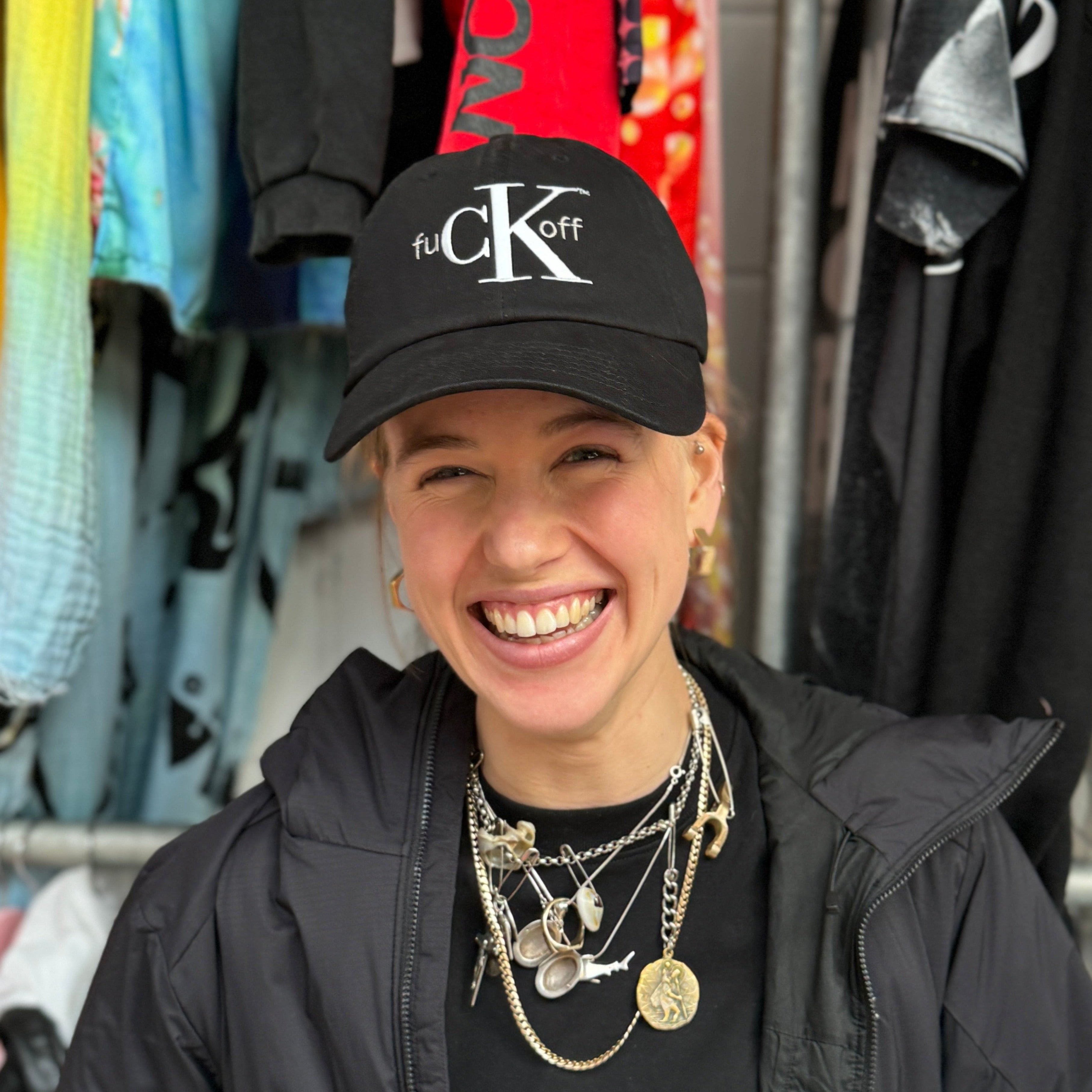 FUCK OFF CAP BLACK