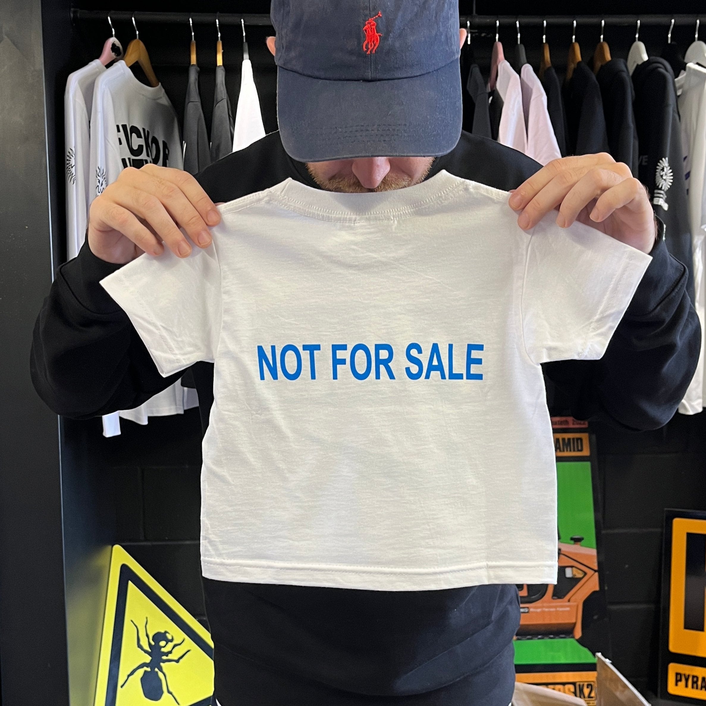 NOT FOR SALE KIDS T-SHIRT WHITE