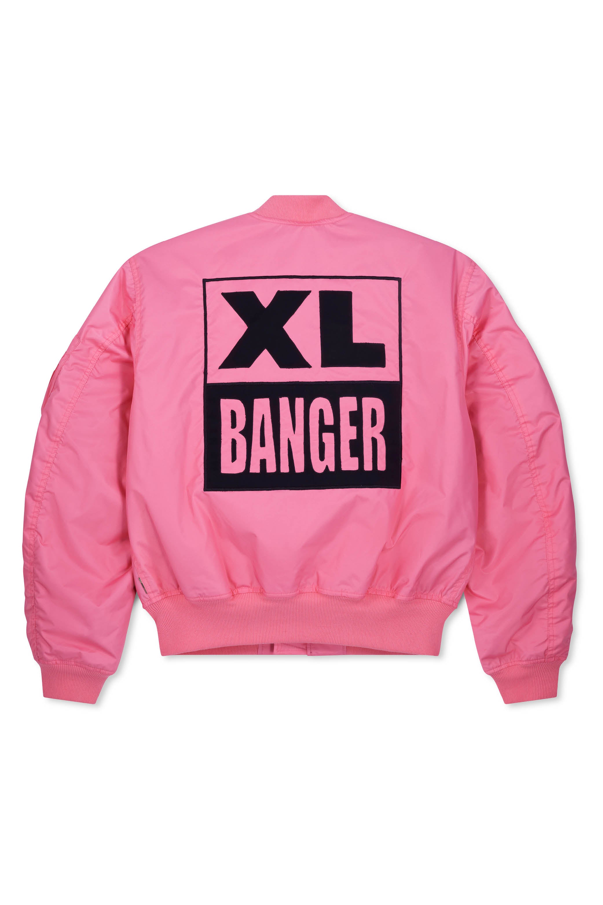 XL BANGER × MAHARISHI BOMBER PINK