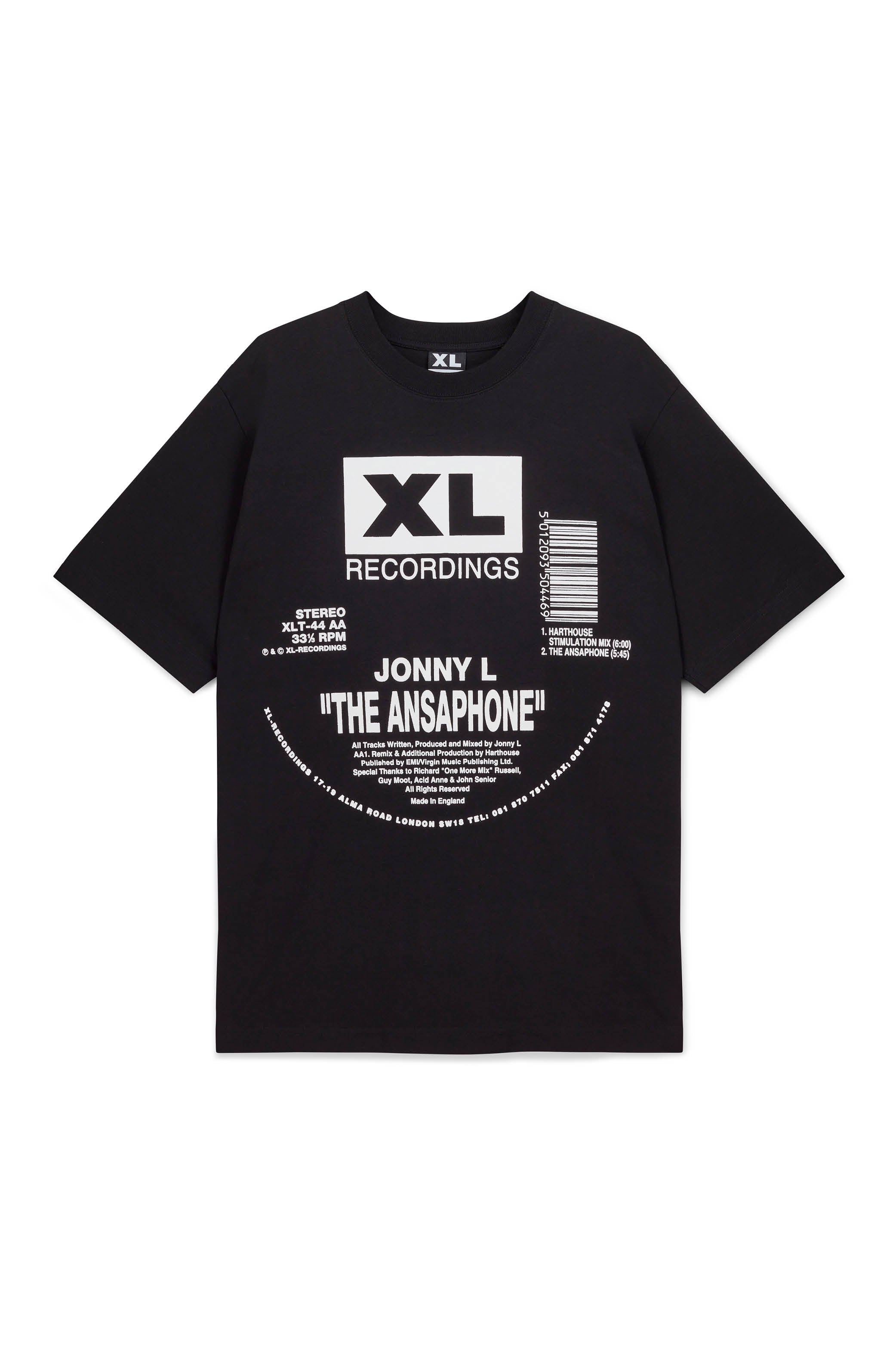 XL BANGER JONNY L T-SHIRT BLACK