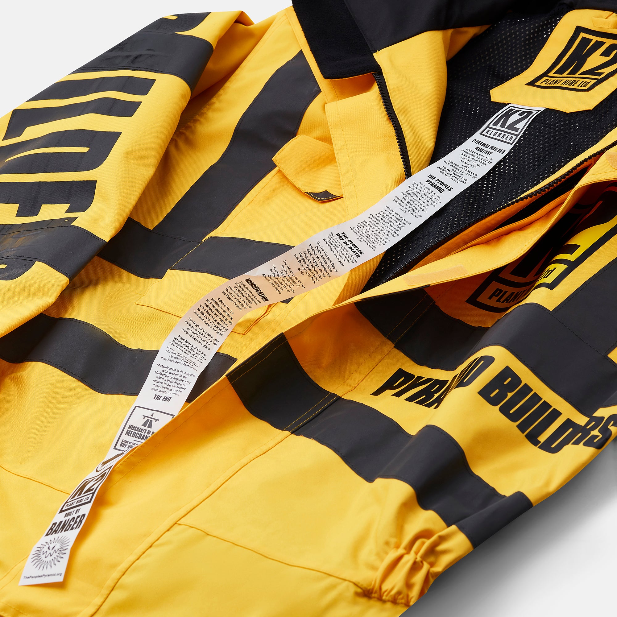 K2 ALL-IN-ONE COVERALLS YELLOW/BLACK