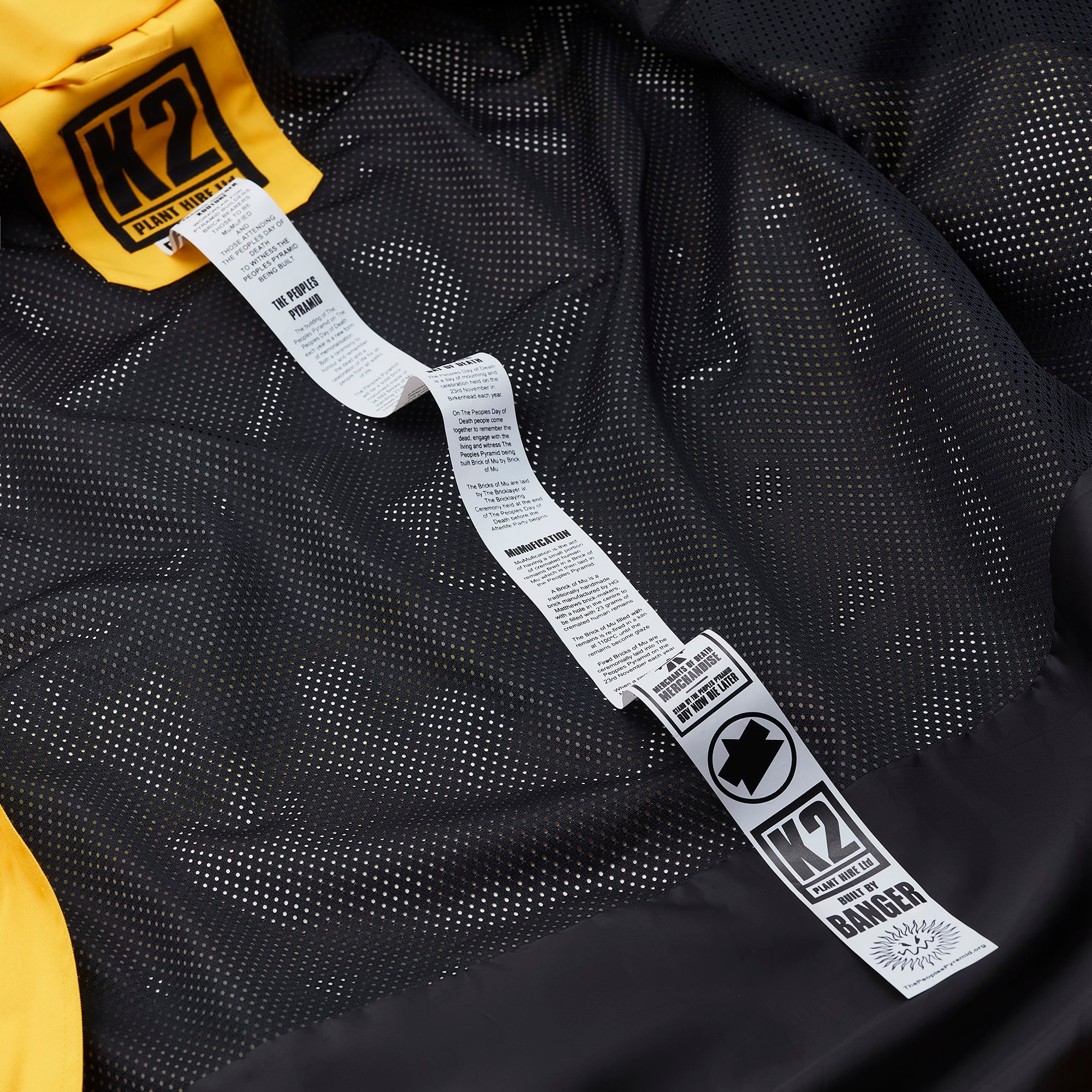 K2 PYRAMID SITE COAT YELLOW