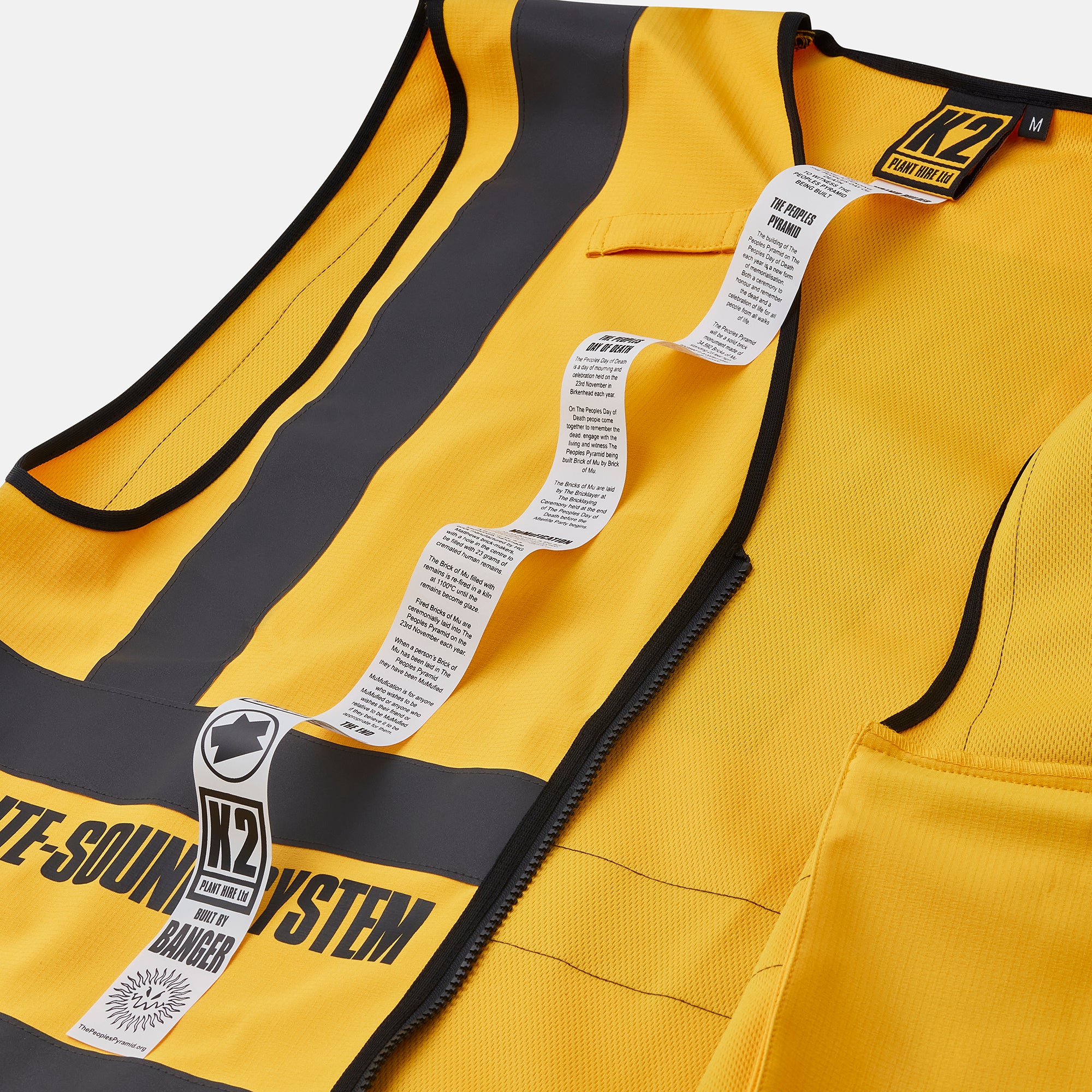 K2 ON-SITE-SOUND-SYSTEM VEST YELLOW