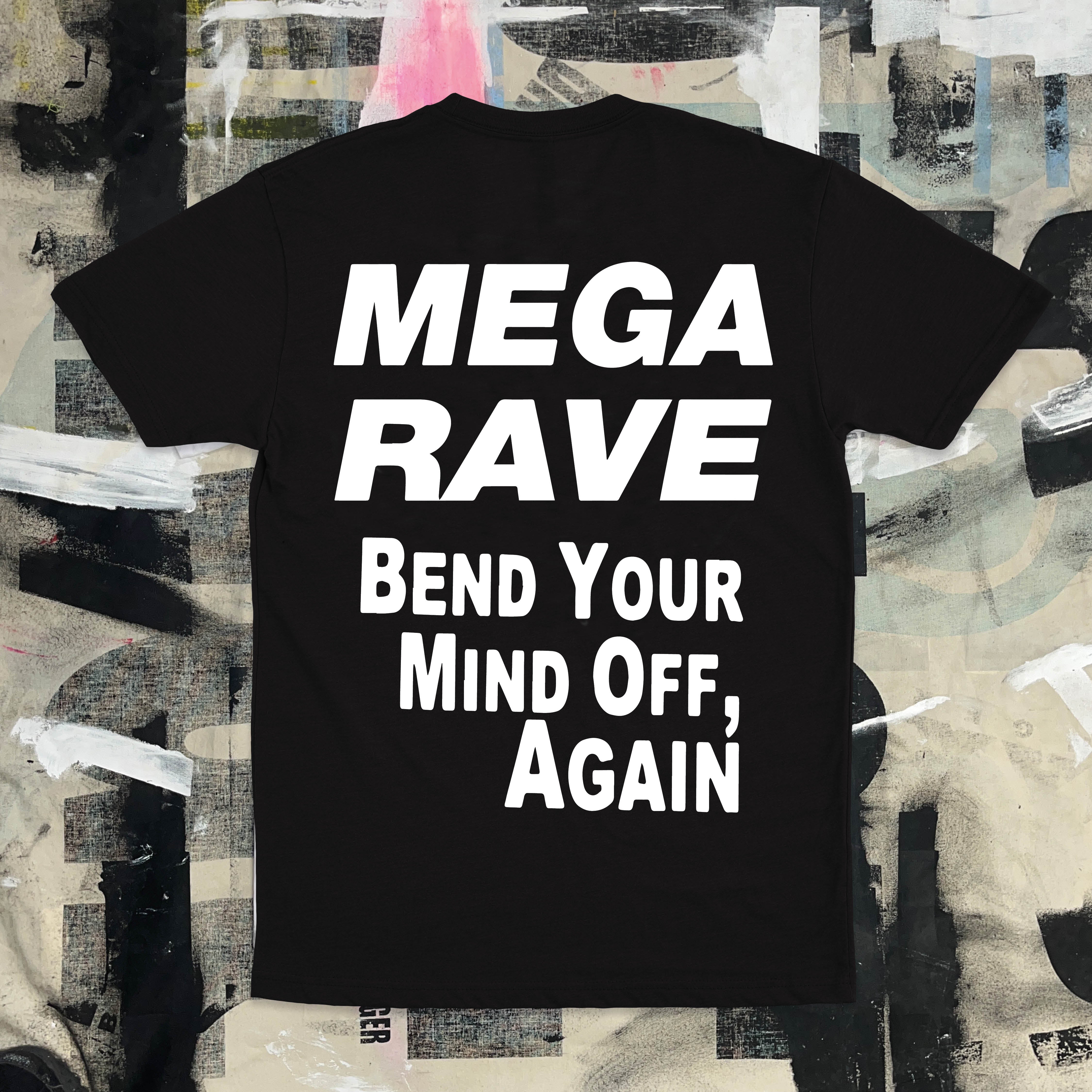 MEGA RAVE #11  T-SHIRT BLACK