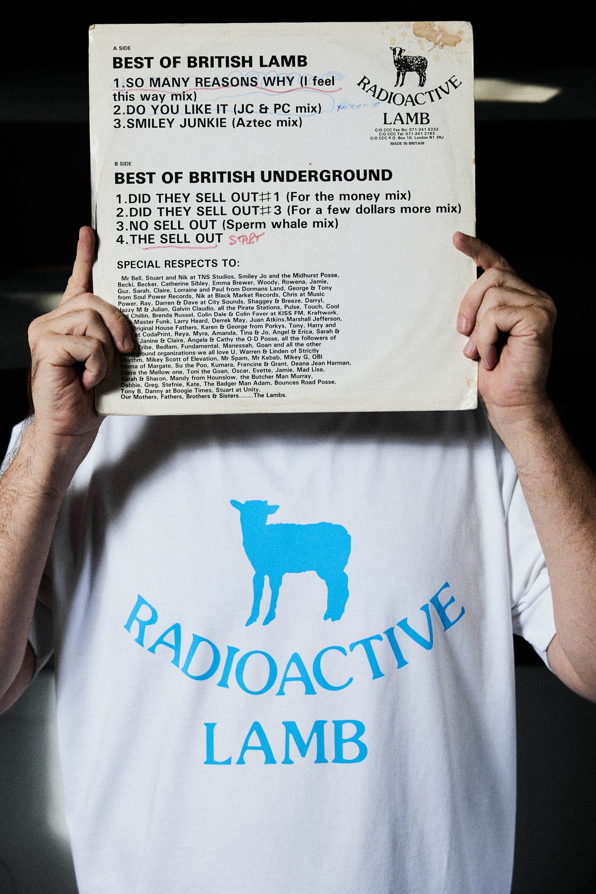 RADIOACTIVE LAMB T-SHIRT WHITE