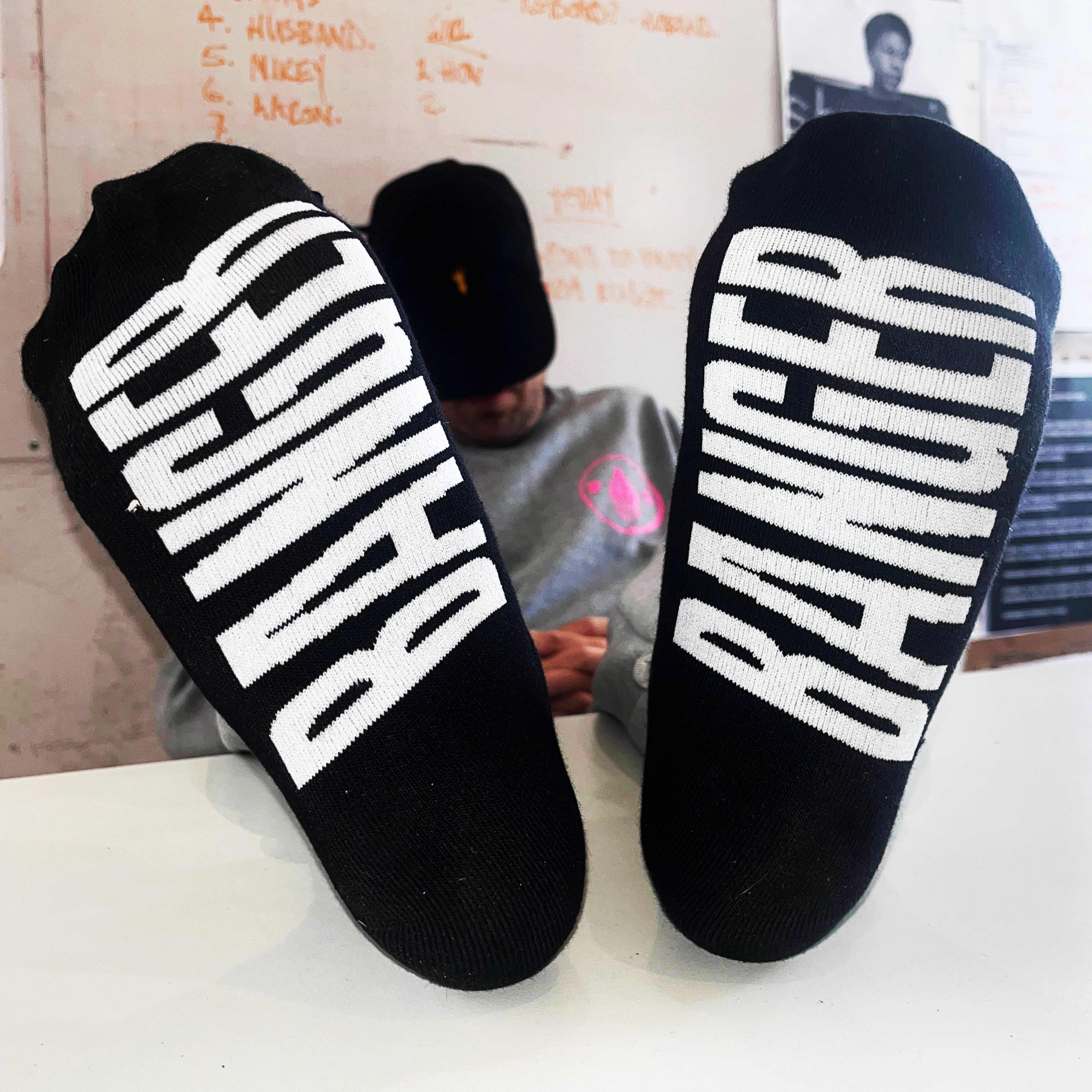 NUTTY RAVER SOCKS BLACK