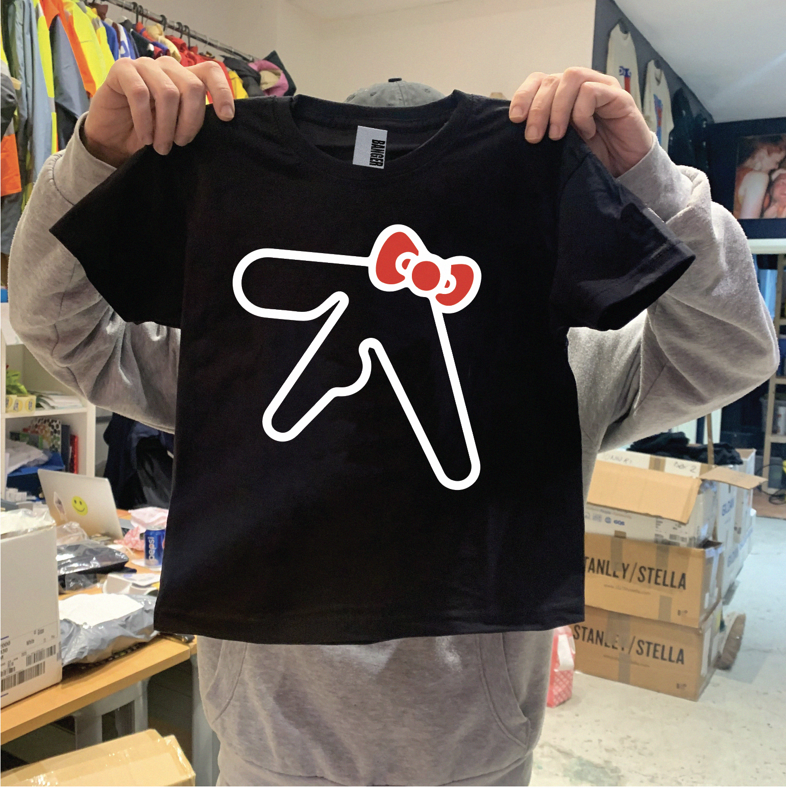 APHEX KITTY KIDS T-SHIRT BLACK