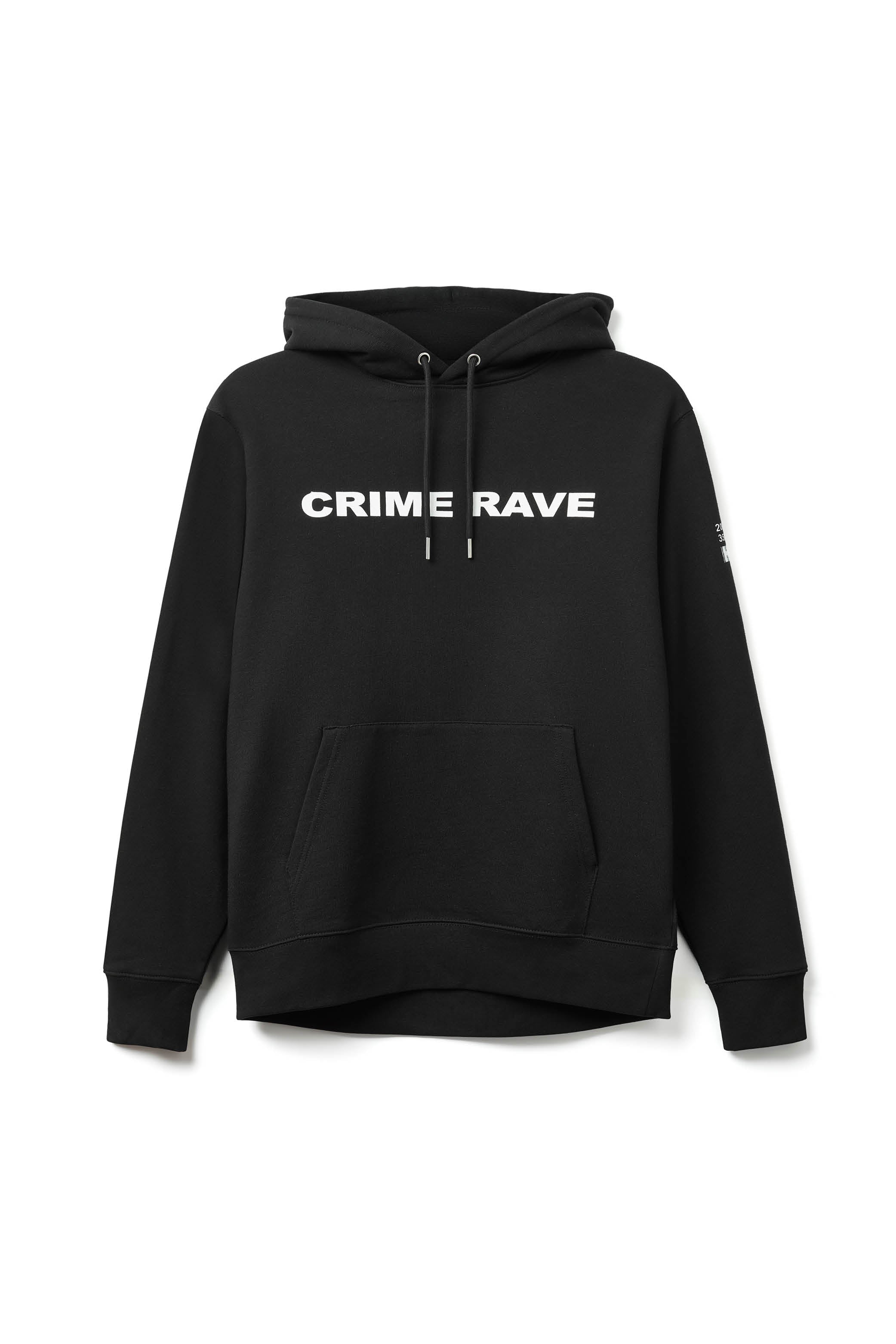 CR!ME RAVE HOODIE BLACK
