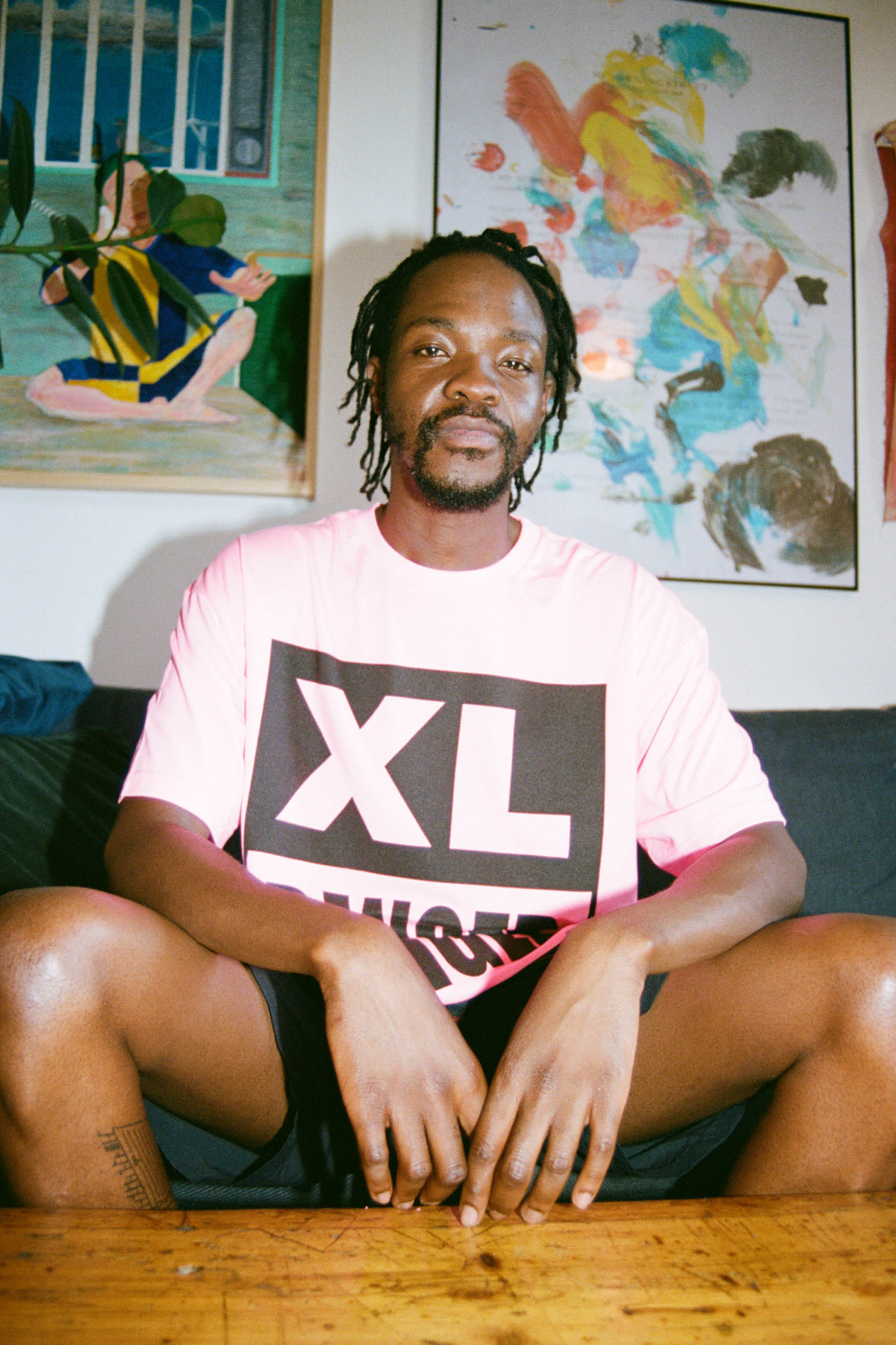 XL BANGER LOGO T-SHIRT PINK
