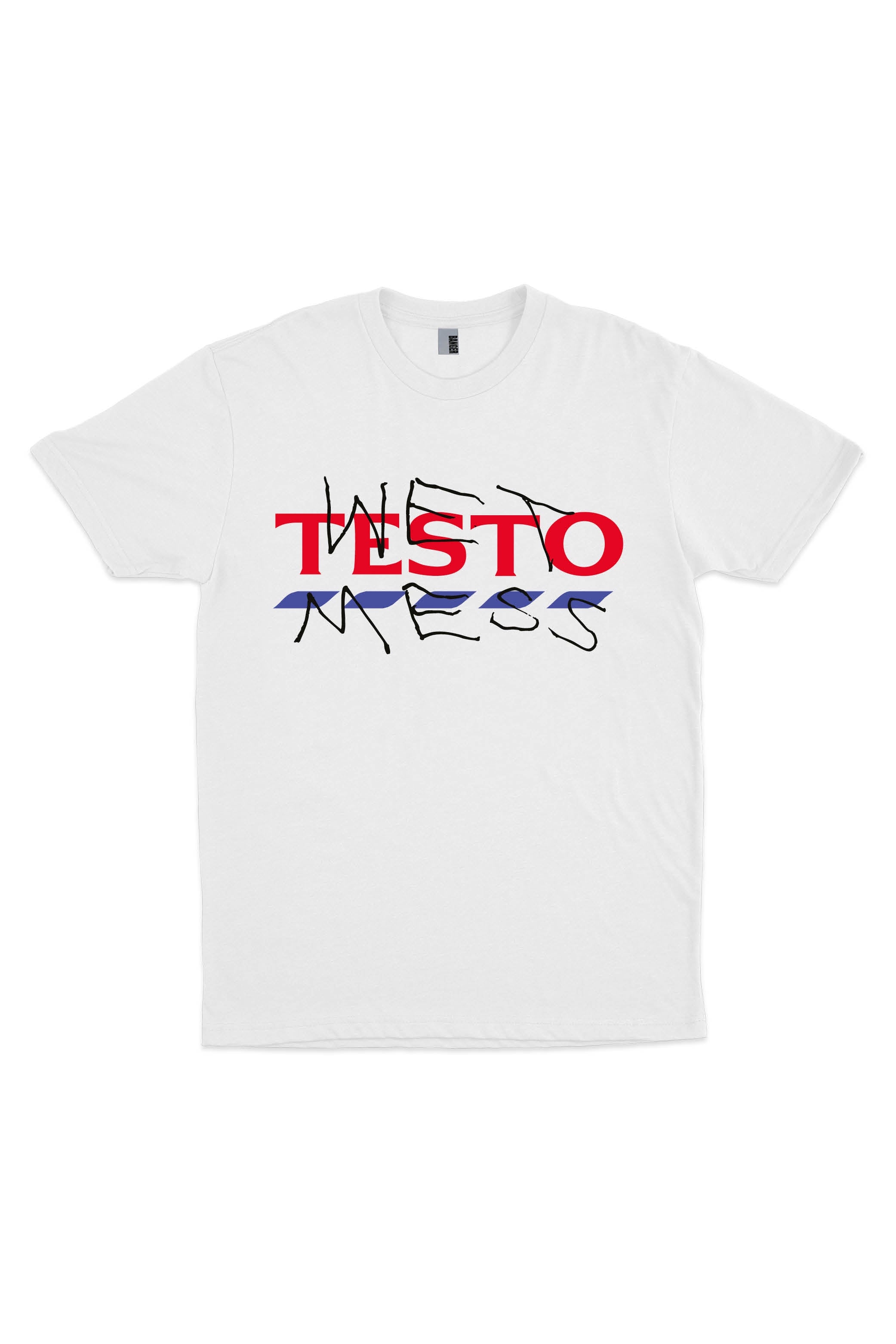 TESTO BANGER X WET MESS T-SHIRT WHITE
