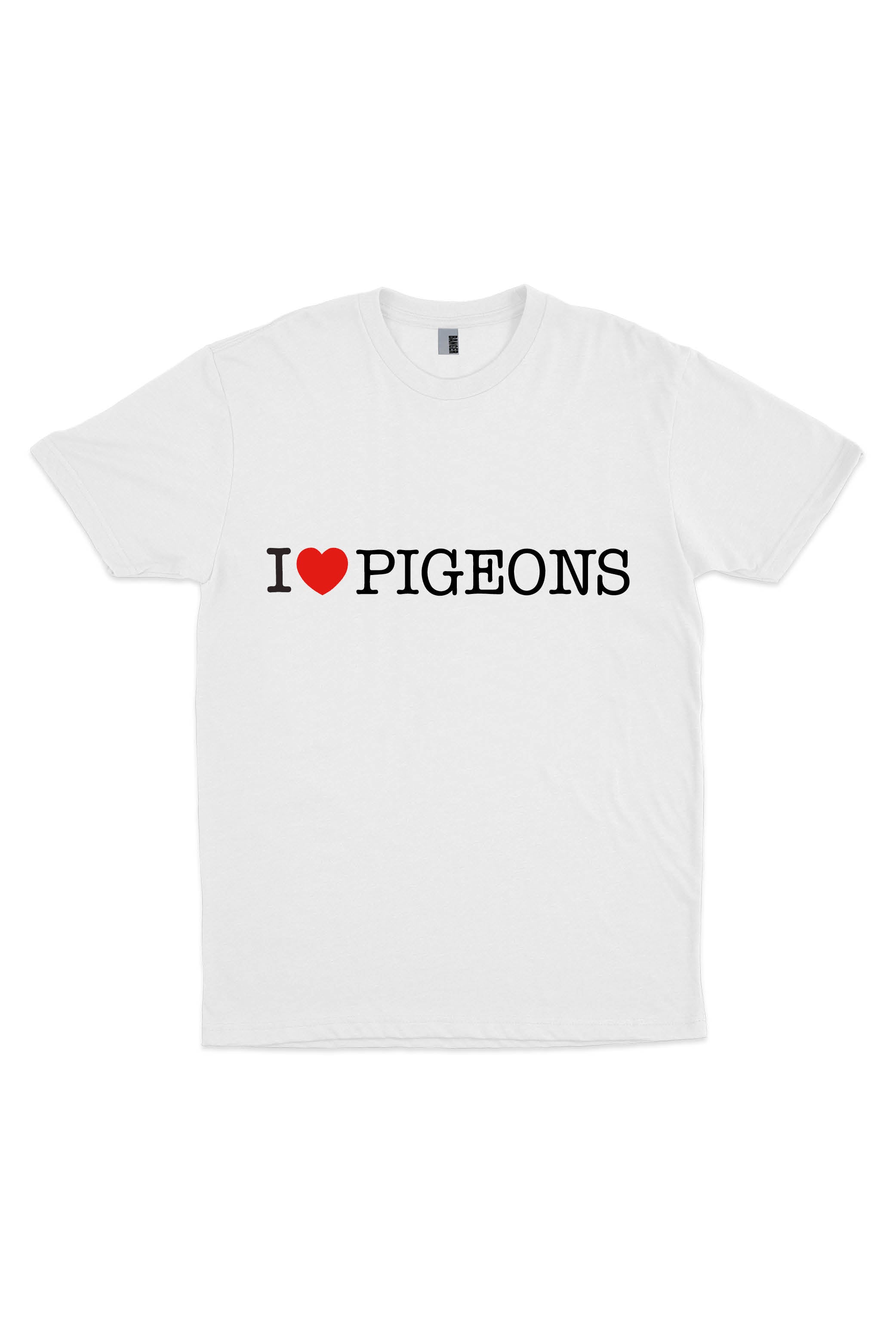 I HEART PIGEONS T-SHIRT WHITE