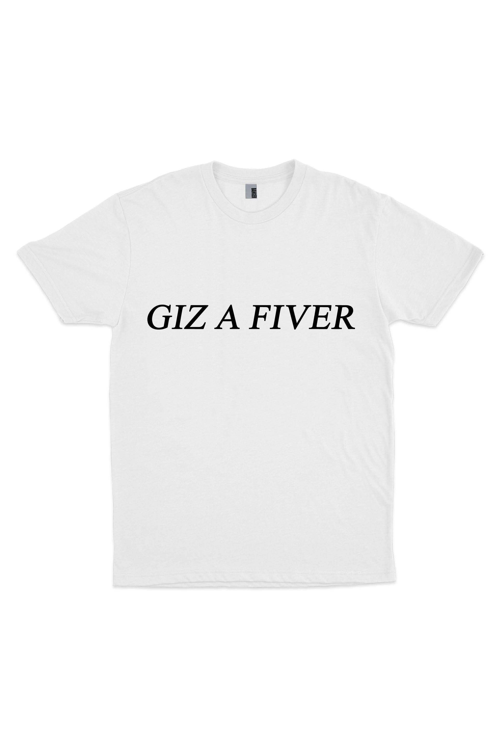 GIZ A FIVER T-SHIRT WHITE