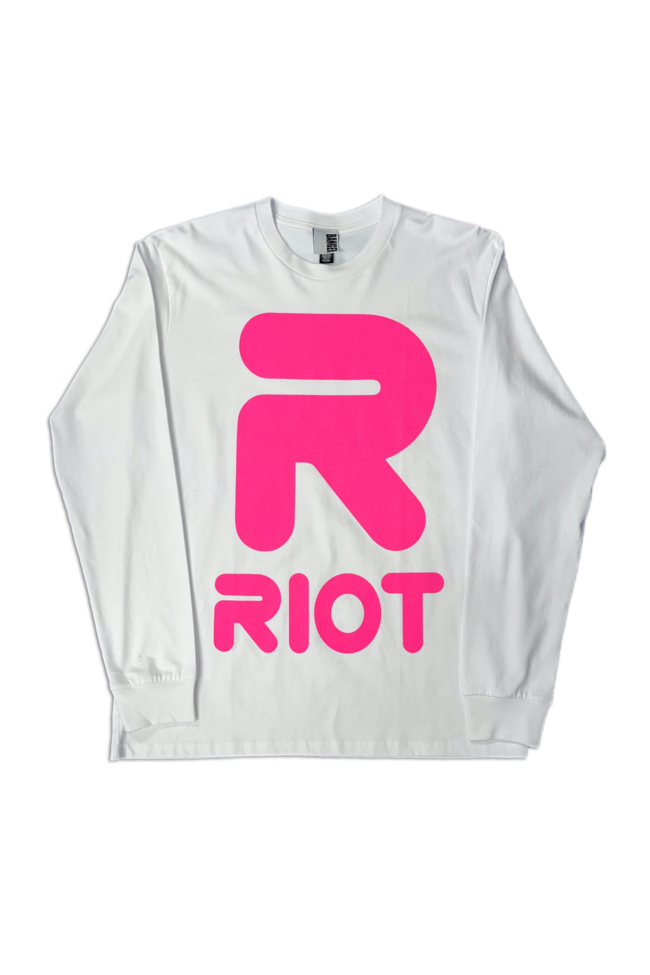 RIOT LONG SLEEVE T-SHIRT WHITE