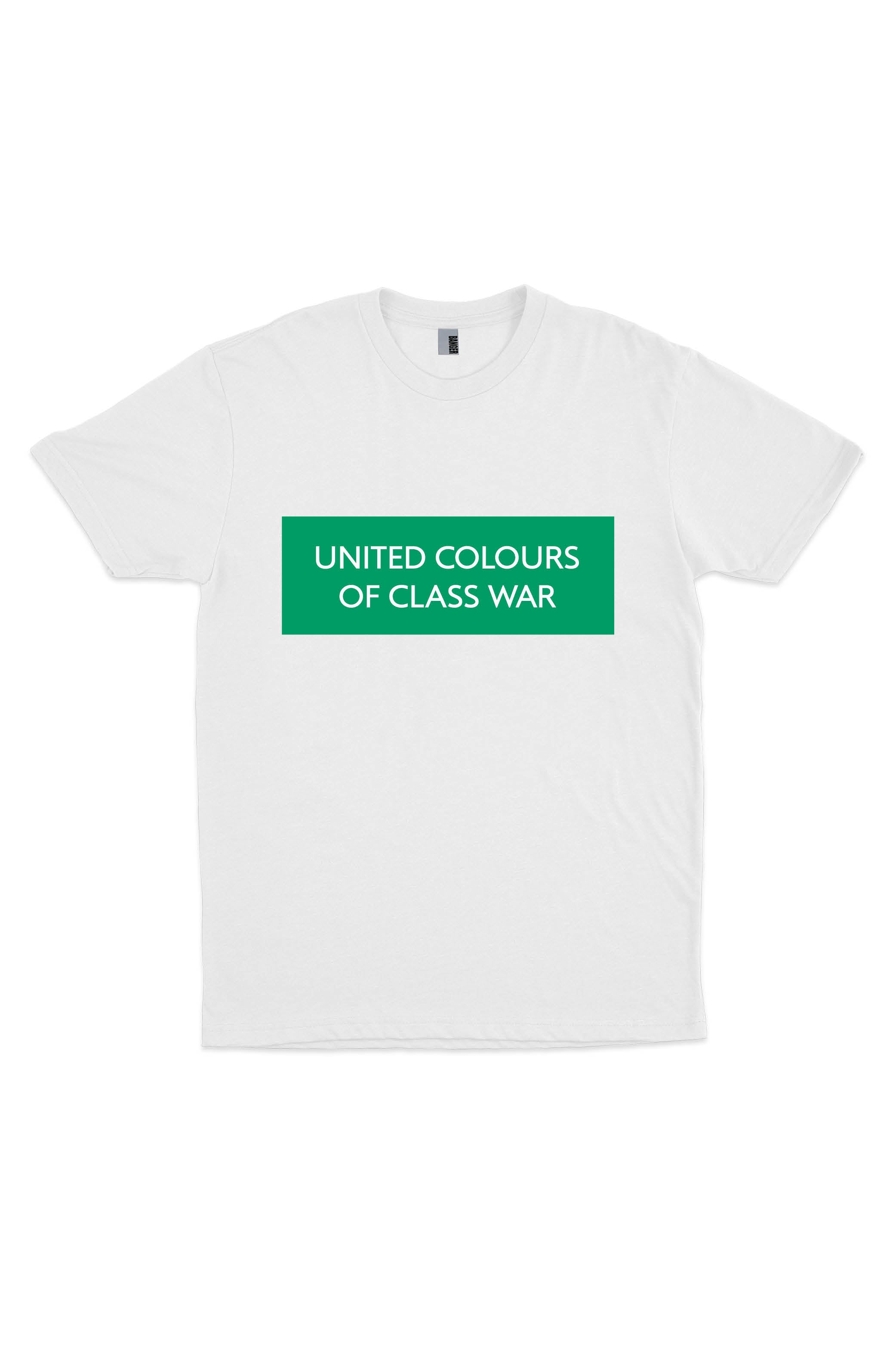 UNITED COLOURS OF CLASS WAR T-SHIRT WHITE