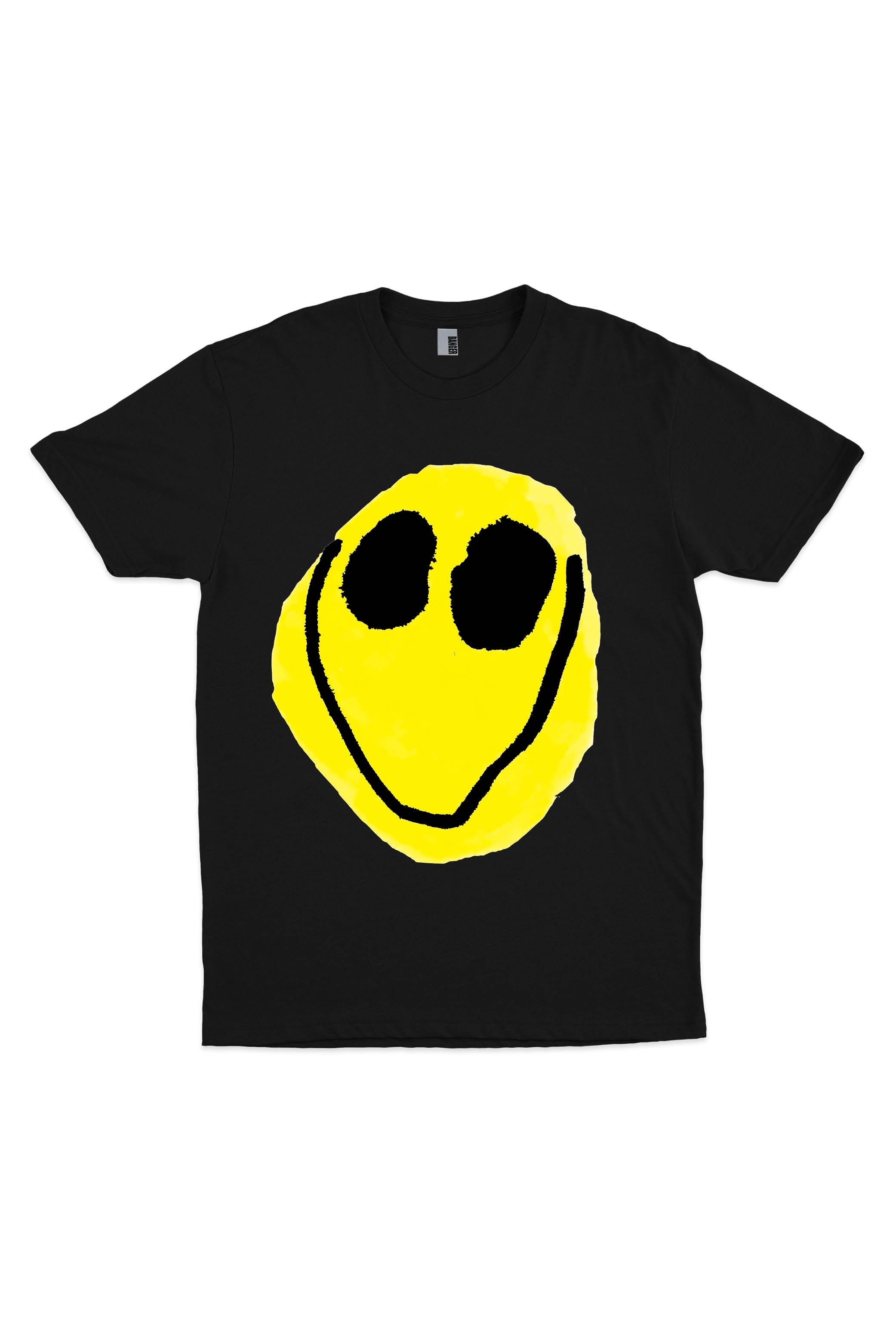 BIG SMILEY T-SHIRT BLACK