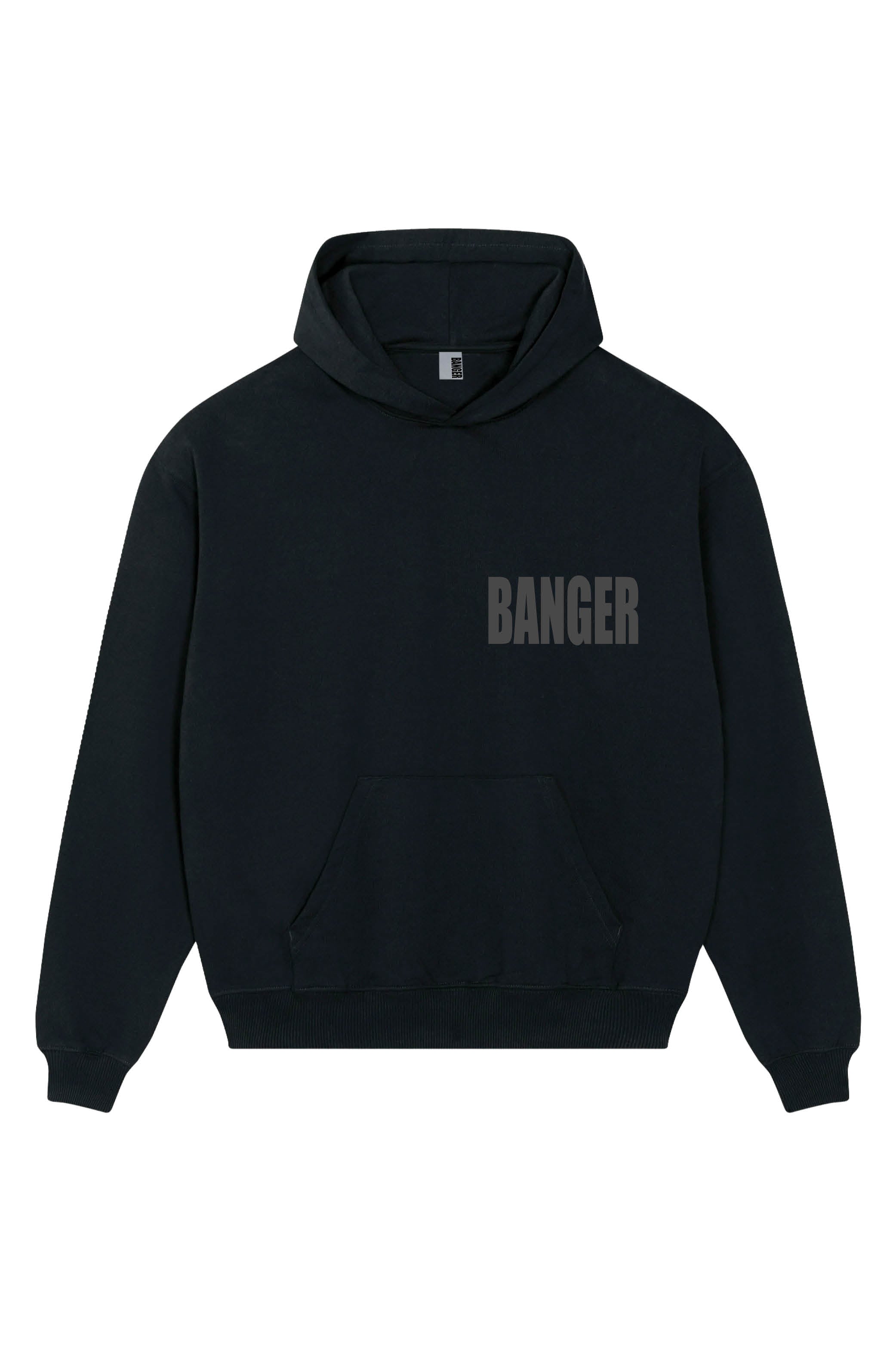 MAISON DE BANG BANG HOODIE BLACK