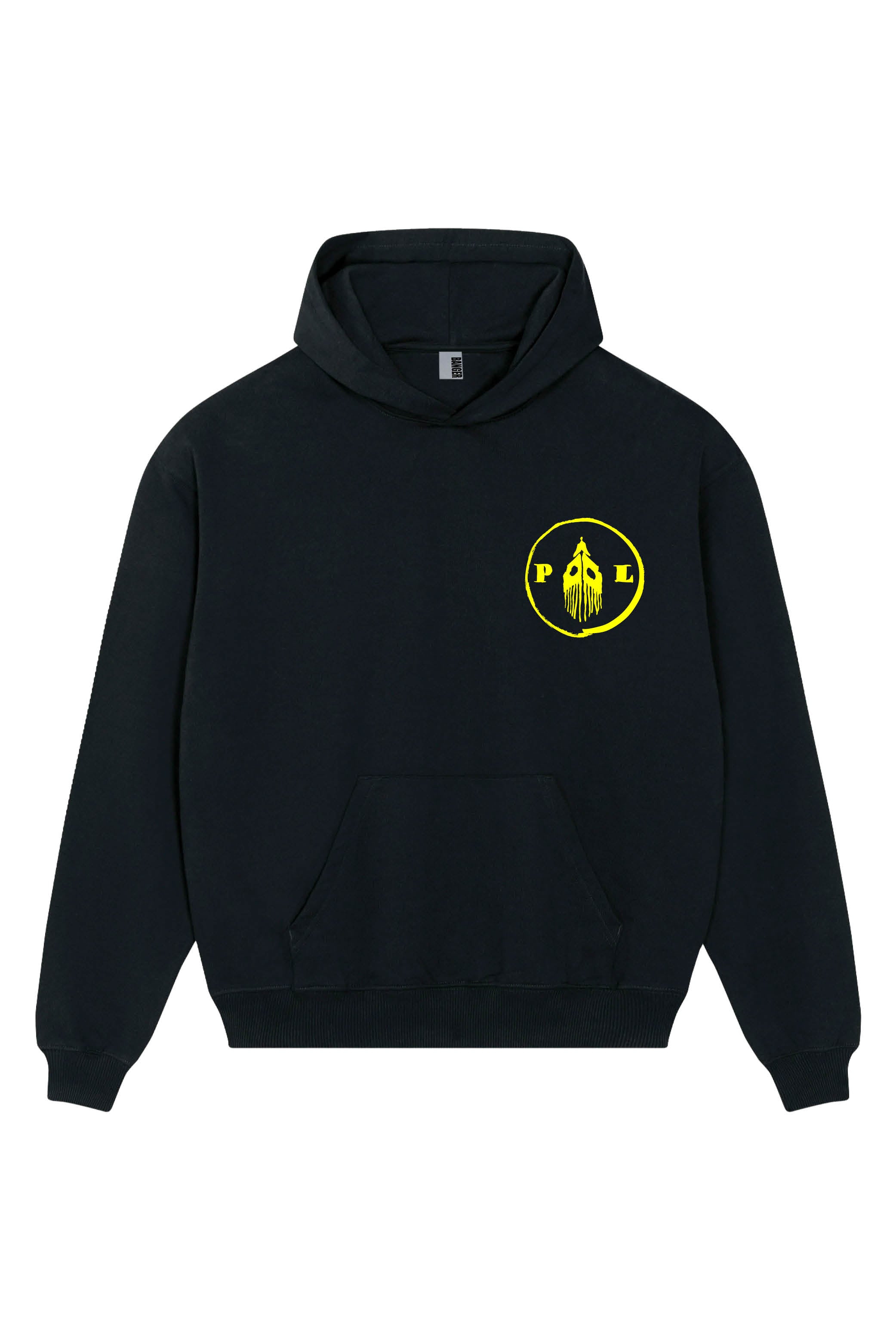 PARANOID LONDON: ARSEHOLES HOODIE BLACK