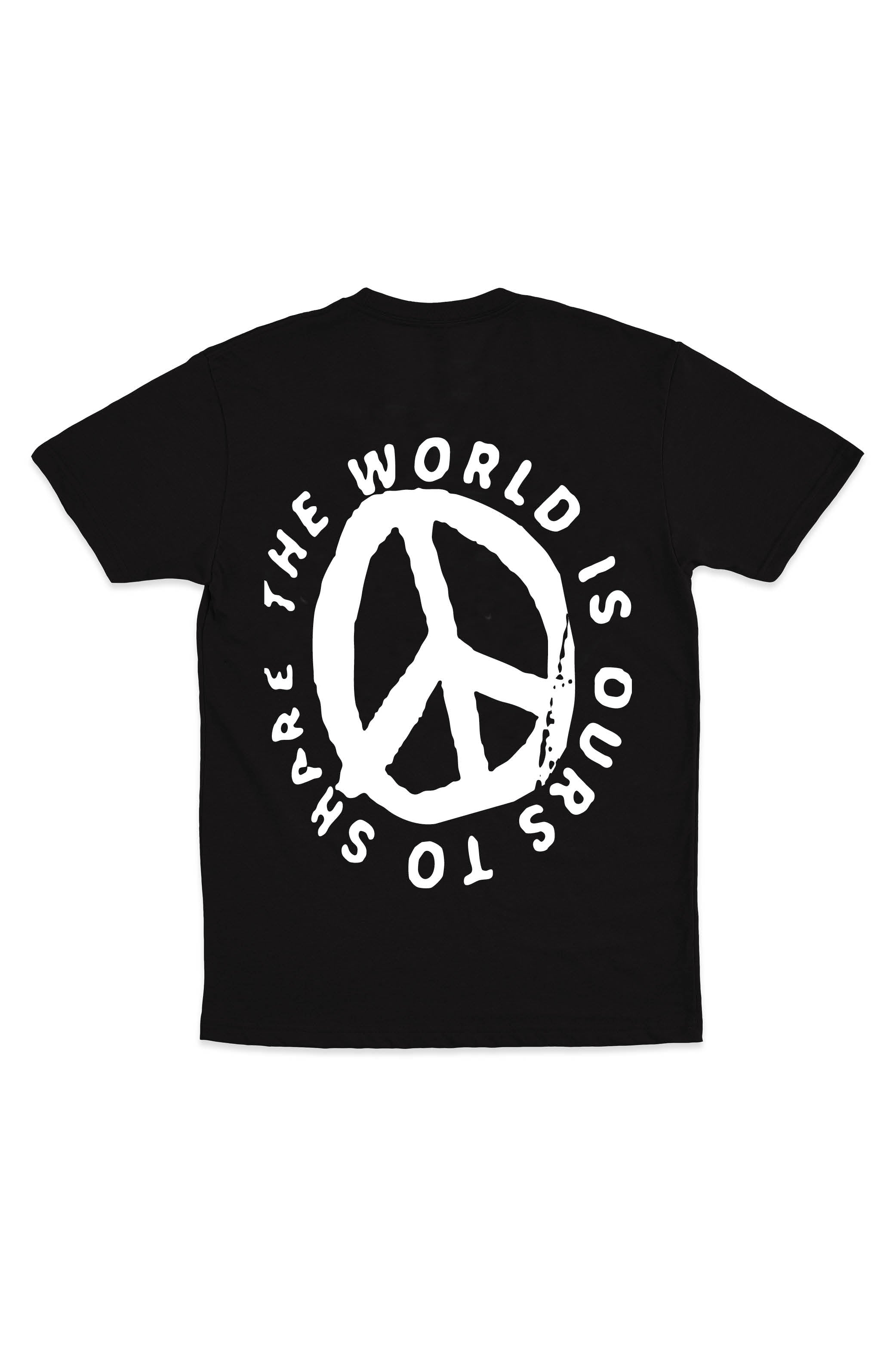 SMILE PEACE T-SHIRT BLACK