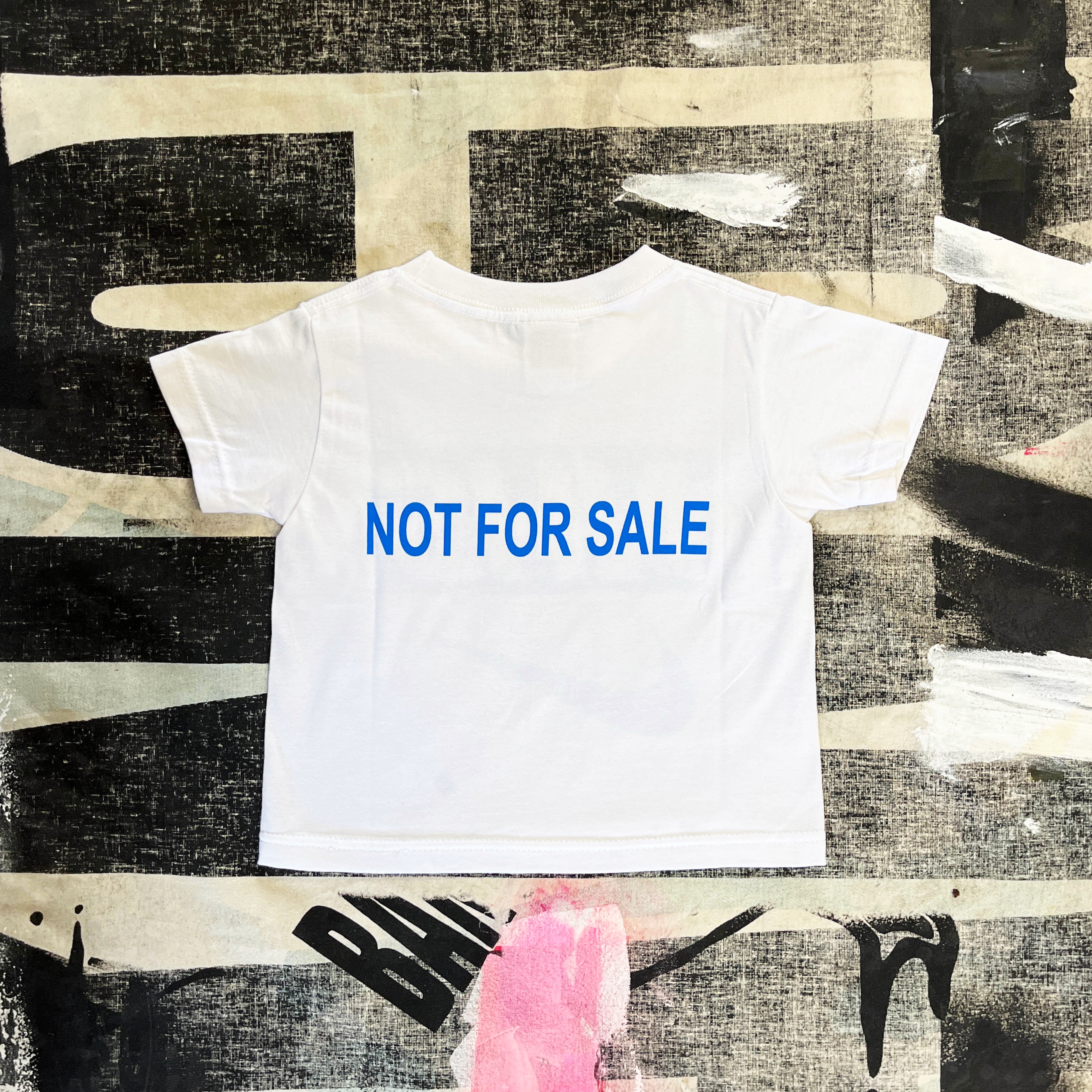 NOT FOR SALE KIDS T-SHIRT WHITE