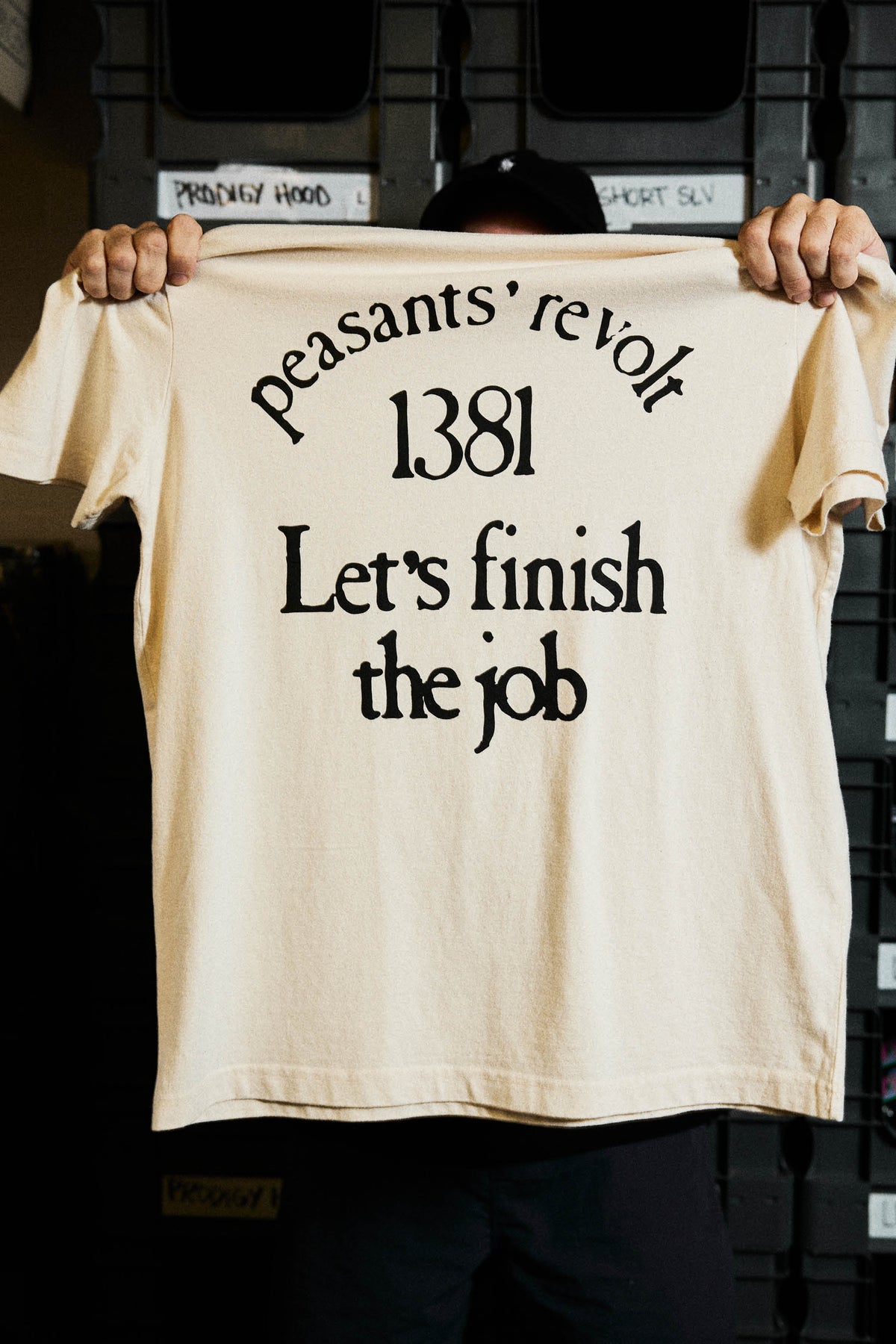 PEASANTS REVOLT T-SHIRT NATURAL