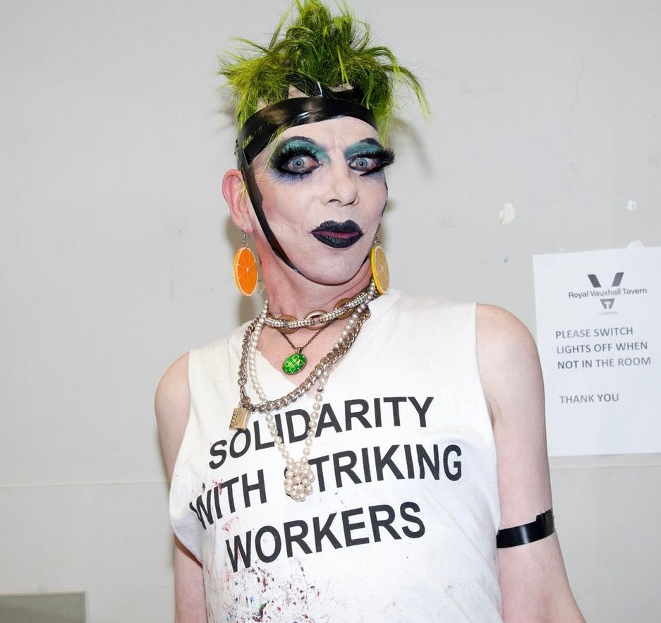 UP THE WORKERS white T-shirt