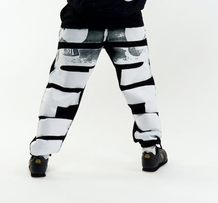 BIG BANGER OVERPRINT black tracksuit